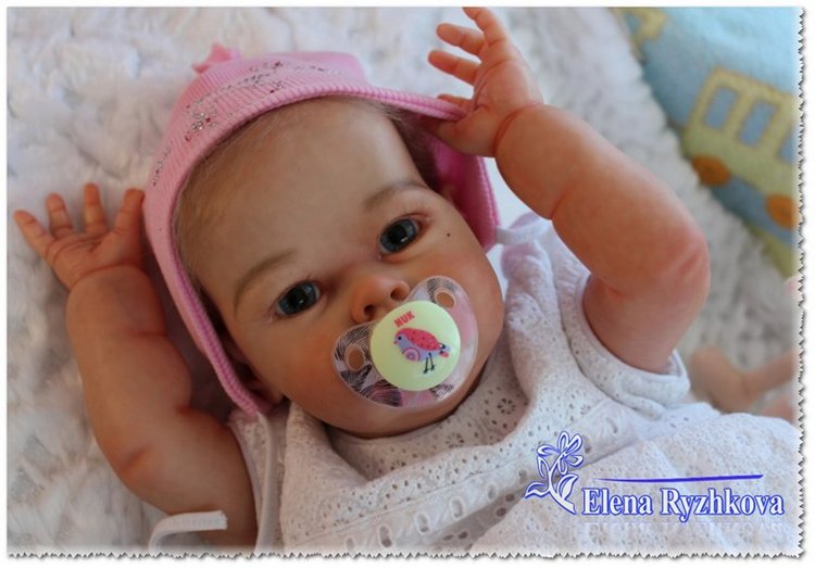 Полиночка - толстушка моя сладкая. Кукла реборн Елены Рыжковой (Россия)