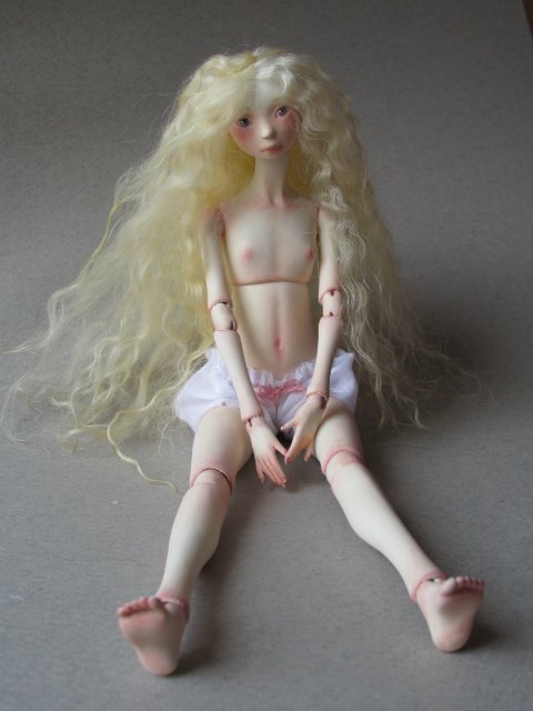 Малышка Хагу и ее сестренки. Шарнирные авторские куклы (фото 8)