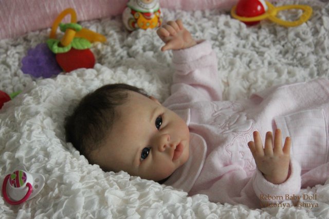 Девочка Кристочка... Куколка реборн Виктории Вишни