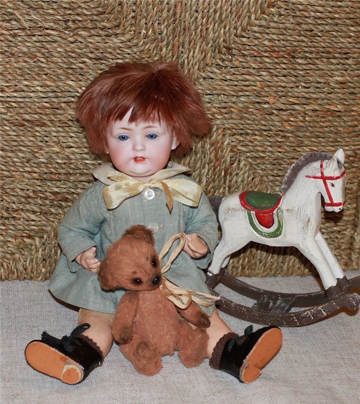 Мой первый антикварный мальчик - Bahr & Proschild молд 604 1905год (фото 5)