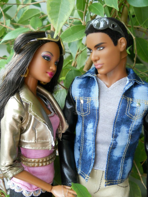 Чернокожие Грейс и Витя (Барби, Кен Mattel)