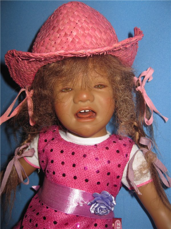 Кто подскажет, как ребенка успокоить? Коллекционная кукла Inke A.Himstedt