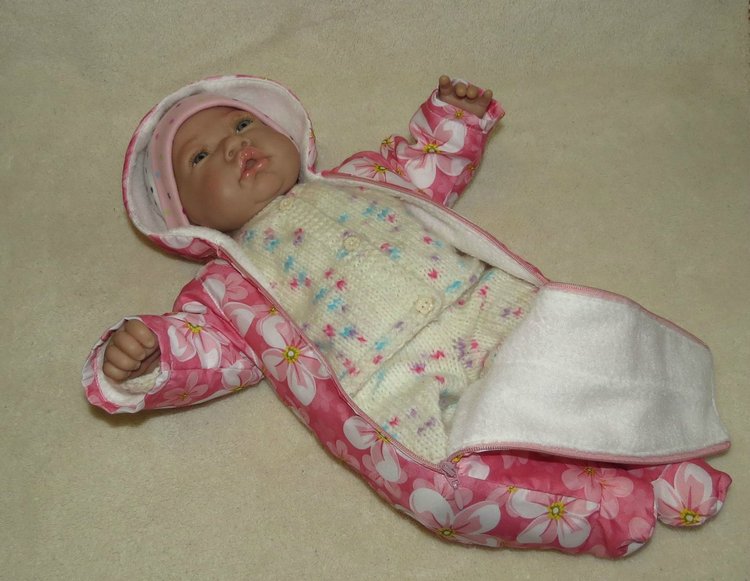 Комбинезон для куклы-малышастика, выкройка | Бэйбики Комбинезон для куклы-малышастика, выкройка (фото 8)