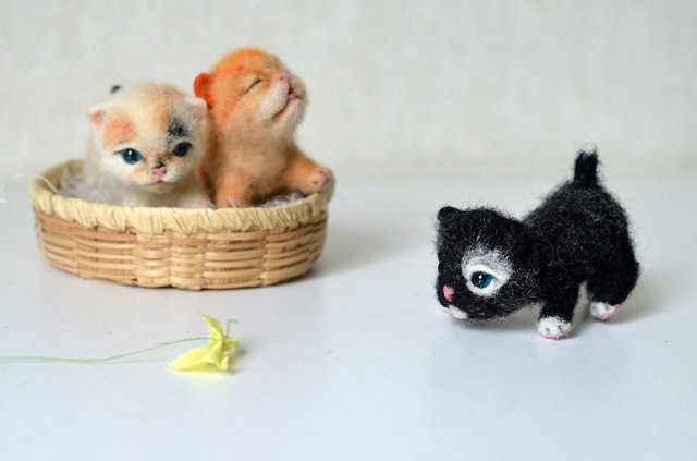 Котобанда. Игрушки валянием из шерсти своими руками (фото 2)