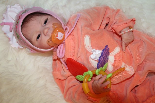Нежная малышка реборн Маргарита (фото 8)