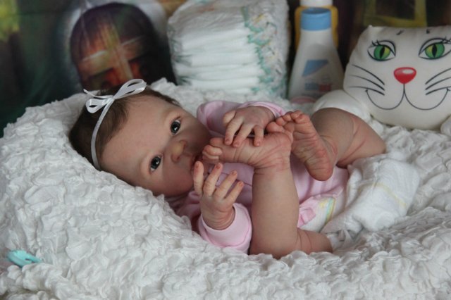 Малышка Кармен. Куколка реборн Виктории Вишни