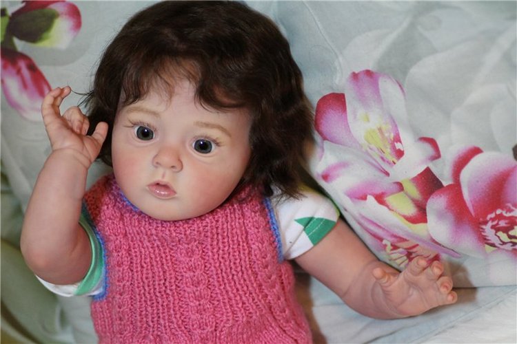 Татка - малышка реборн из молда Тиффани от Натали Блик (фото 6)