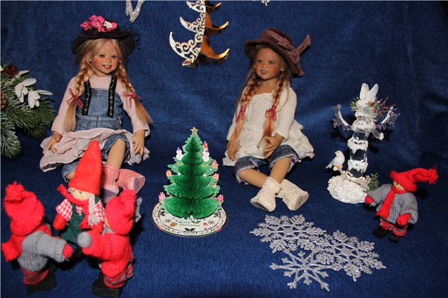 Новый год у Пуки и Лиллеморе от Annette Himstedt