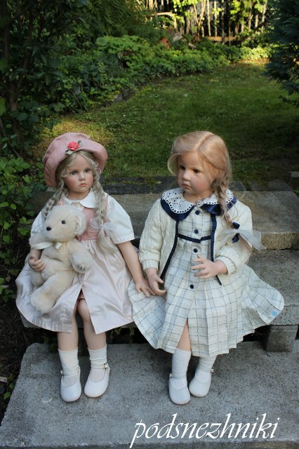 Летние девочки - редкие белокурые красавицы от Хильдегард Гюнцель для Walterhäuser Puppenmanufaktur