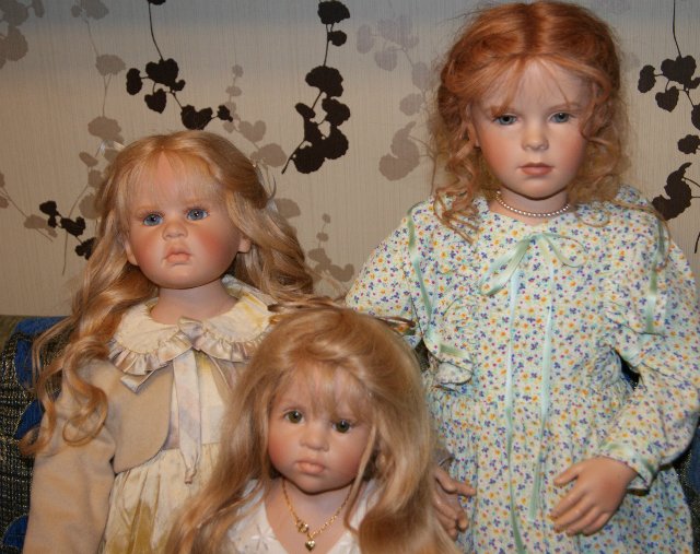 Три сестры - Дария, Виола и Анн -Фабиенн от Walterhauser Puppenfaktur