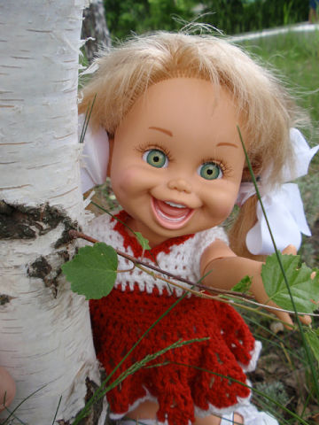 Летняя прогулка Наталок — Куклы Galoob Baby Face (Фейсинки): винтаж 90