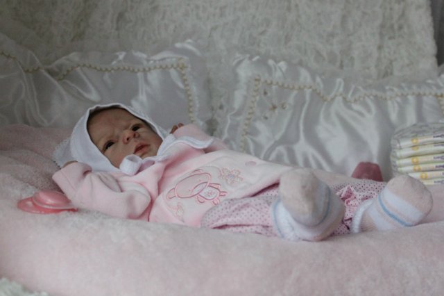 Мой слааадкий ангел! Девочка реборн Виктории Вишни