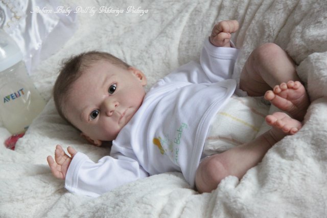 Моя малышка из нового молда Matis от Gudrun Legler. Куколка реборн Виктории Вишни