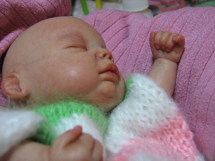 Мини малышка Lil | Бэйбики Мини малышка Lil — Куклы Реборн (Reborn): работы мастеров (фото 6)