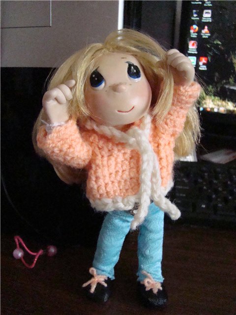 Пробую себя в другом стиле...Вот такие куколки из Ливинг Долла (фото 4)