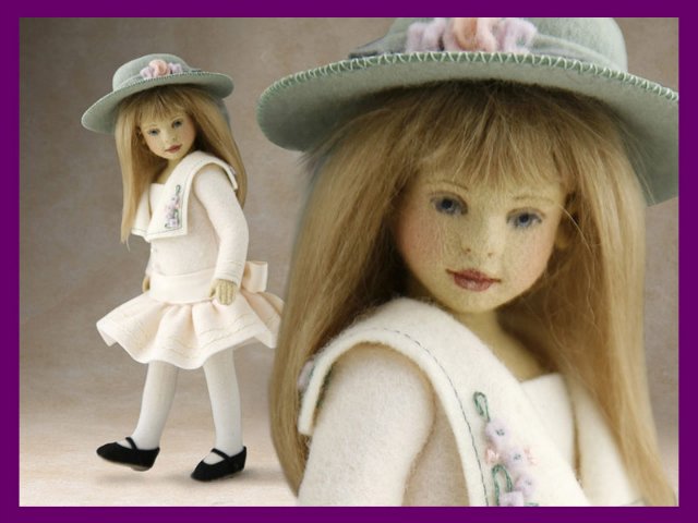 Валянные куклы из шерсти Мэгги Яконо, Maggie Iacono dolls (фото 8)