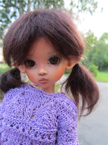 Лиллит от Kaye Wiggs. Девочка в сиреневом