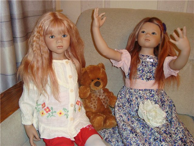 Первые куколки от Annette Himstedt в нашей коллекции: Tippi и Liniki 2006 года