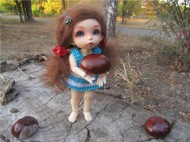 Ксюша на прогулке | Бэйбики Ксюша на прогулке — Куклы Fairyland (ФэйриЛэнд): BJD (БЖД) (фото 5)