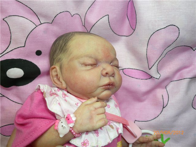 Моя дюймовочка реборн Настенька (фото 2)