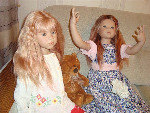 Первые куколки от Annette Himstedt в нашей коллекции: Tippi и Liniki 2006 года