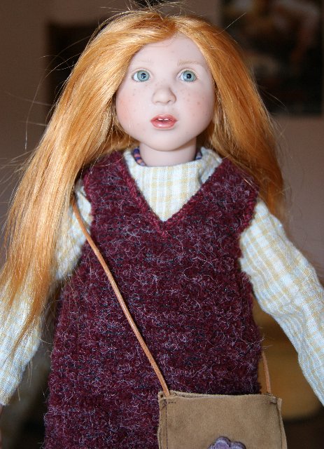 Коллекционная кукла Amelie - мое рыжее облачко (фото 6)