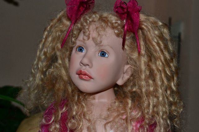 Платье в горошек. Коллекционная кукла Zwergnase, Eugenia