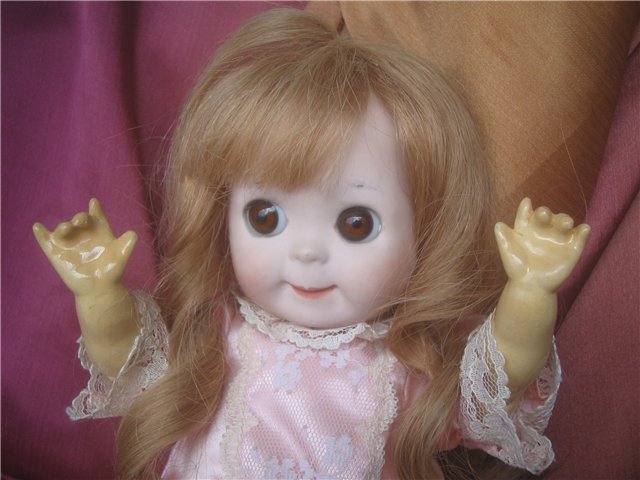 Шарнирная девочка от JDK. Реплика старинной куклы