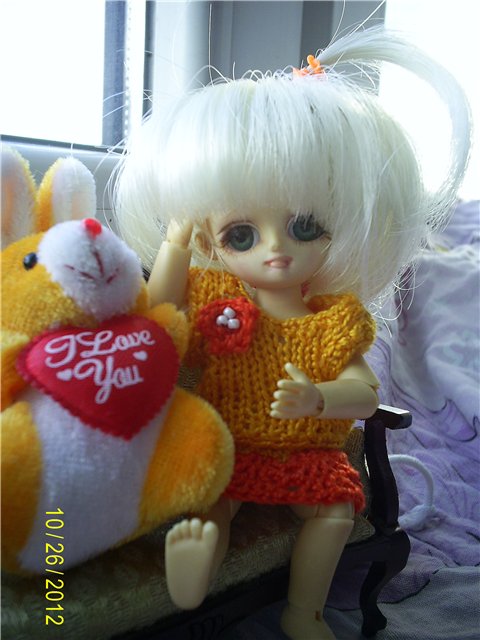 Наряжались, наигрались - и немного показались. Обновки для куклы БЖД (фото 8)