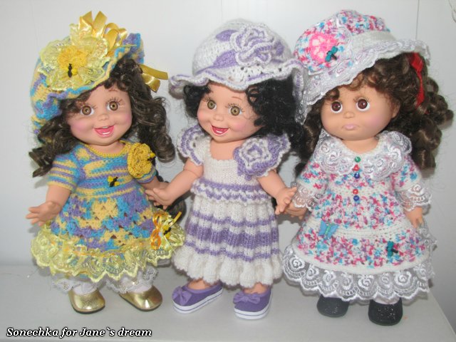 Барышни-кокетки... Все дело в шляпе??? Sonechka для Galoob - Baby Face, ч.2