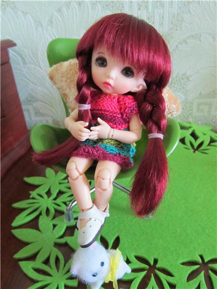 Сказка о новом комбинезончике или как Мэгги примеряла косы