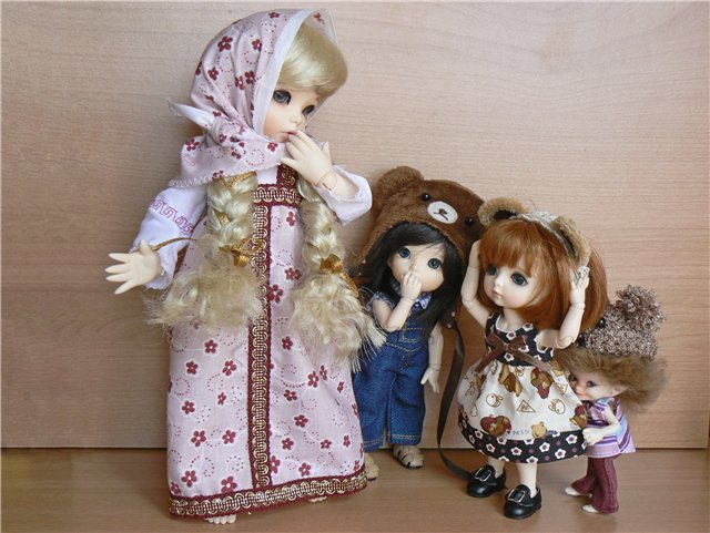 Три медведика (bjd-сказка!)