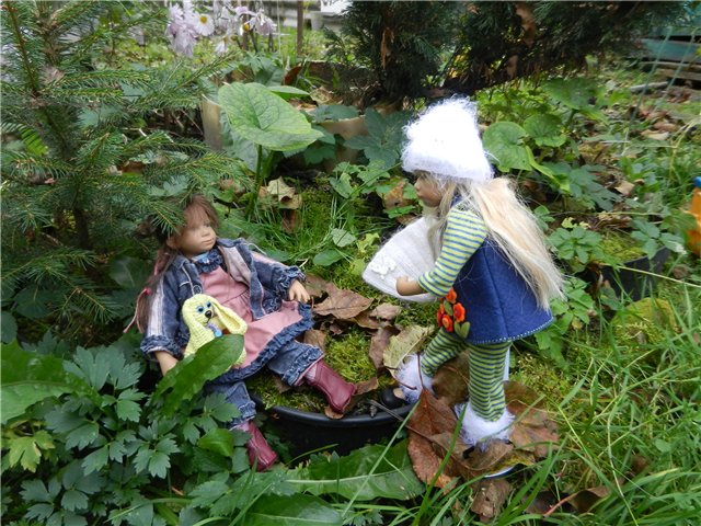 Мои крохотульки на природе. Клубные куколки от Аннет Химштед