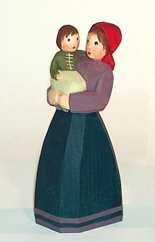 Куклы из дерева по семейной традиции Lotte Sievers-Hahn dolls, Лотты Сиверс-Хан