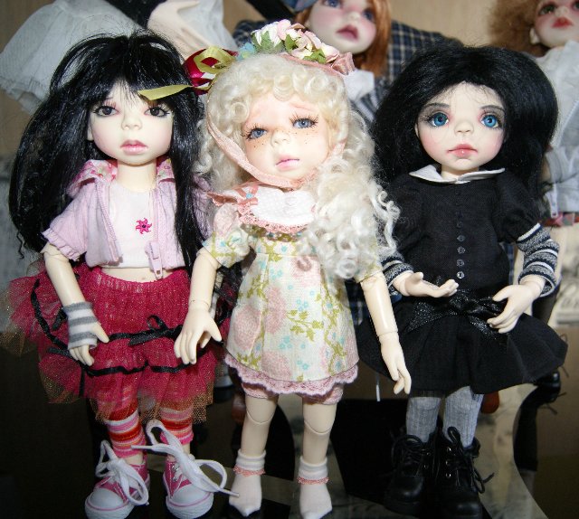 Наша дружная LASHERсемейка -LILLIE,-ERIKA, IVY, VIOLET, FIONA, OOAK Lillie