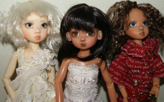 Мои малышки тиники - загорелые и беляночки от Kaye Wiggs и Sofi Lou