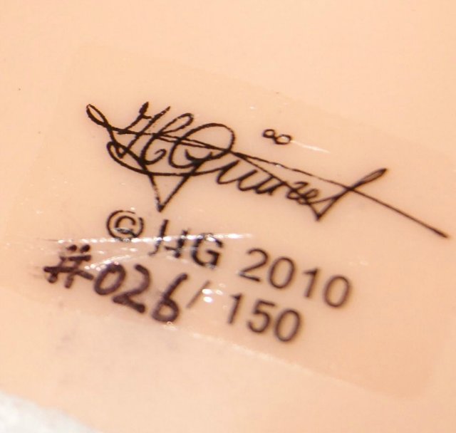 Hildegard Gunzel 2010 Resin Dolls - baby Miriam нежная булочка - сплюшечка