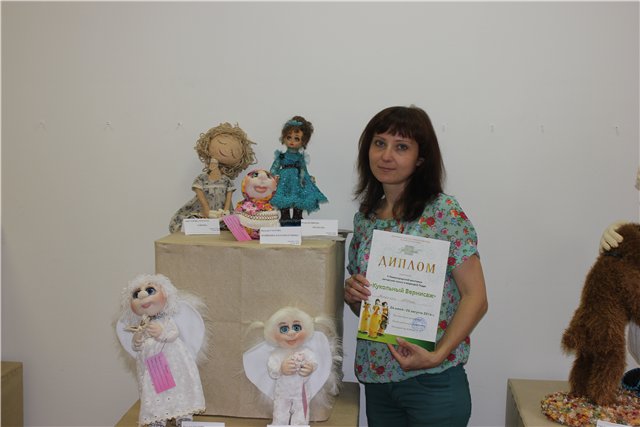 "Кукольный вернисаж". V выставка авторских кукол и медведей Тедди в Нижнем Новгороде 2014