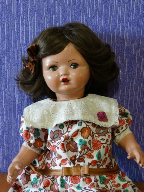 Восстановление старенькой английской куколки (фото 7)