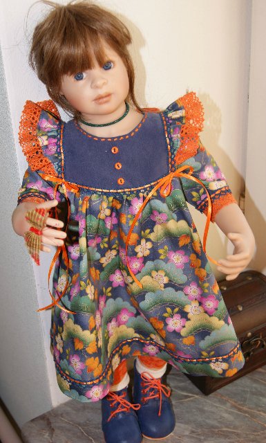 Коллекционная кукла Наташа от Хайди Плюшок. Одежда своими руками (фото 8)