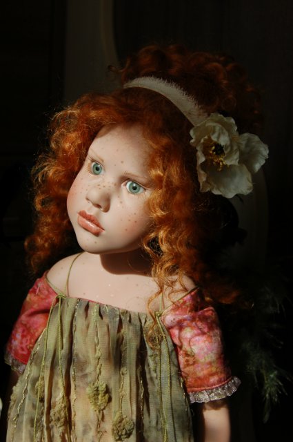 Коллекционная кукла Rosa Canina - эльф, что живёт в моём доме