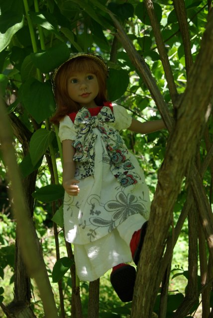 Лесная фея. Коллекционная кукла Мариелену от Zwergnase