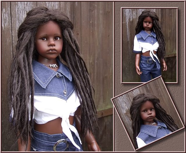 Черная Луна (Luna) от Мари Мишель (Marie-Mishell) | Бэйбики Черная Луна (Luna) от Мари Мишель (Marie-Mishell) (фото 3)