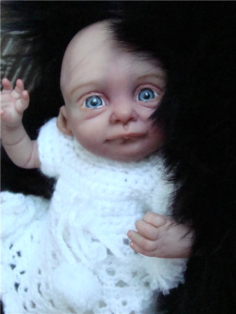 Маленькая Снежинка и помпушка Рози. Авторские куклы Кондрашовой Ирины (фото 9)