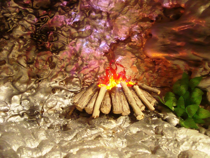 Кукольная миниатюра своими руками. Игрушечный огонь (фото 7)