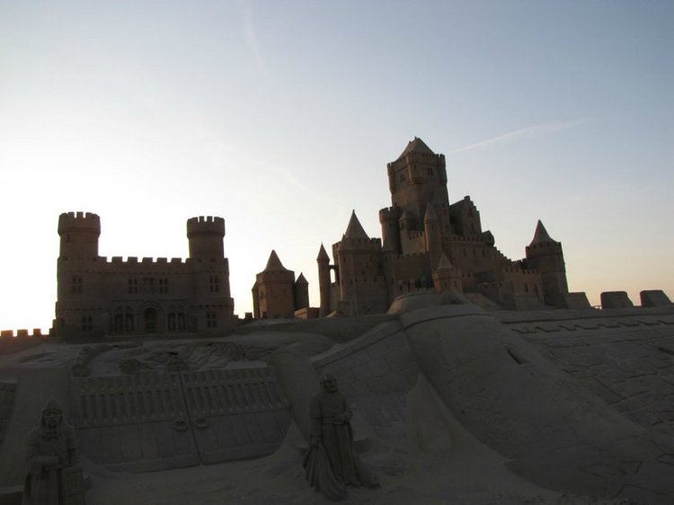 Замки из песка. Путешествие по Схевенингену (Scheveningen, Holland)