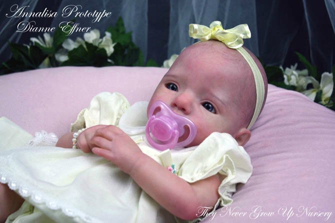Новый молд куклы реборн Анна-Лиза от Дианны Эффнер