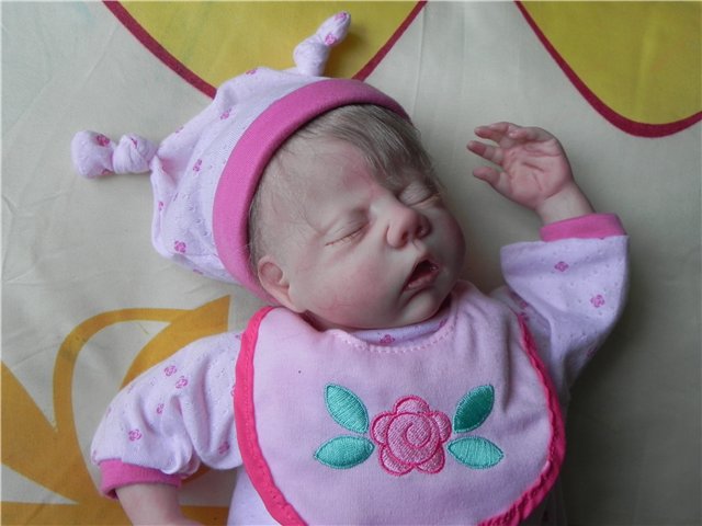 Дюймовочка Анютка. Кукла реборн от Светланы Преображенской (фото 8)