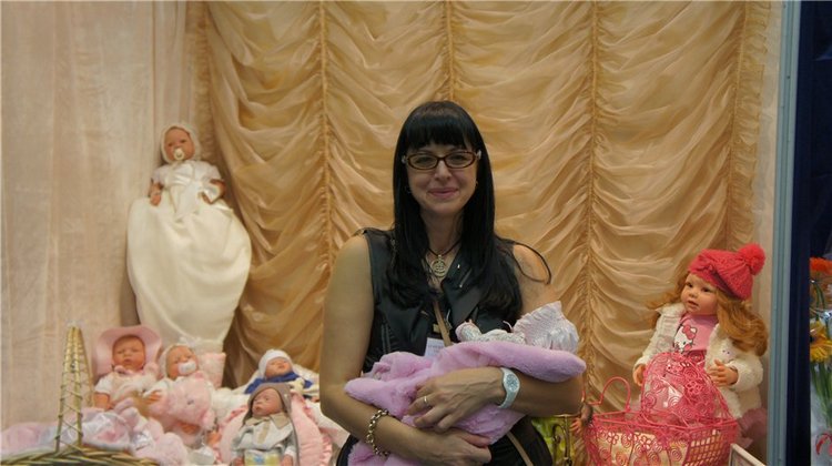 VII Международный салон кукол на Тишинке. Куклы реборн (фото 2)
