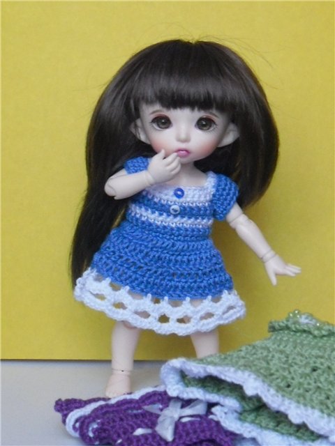 Как Ариша в гости собиралась. Одежда для кукол БЖД